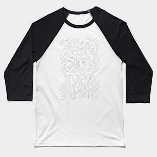 Ab Linear Grey Baseball T-Shirt